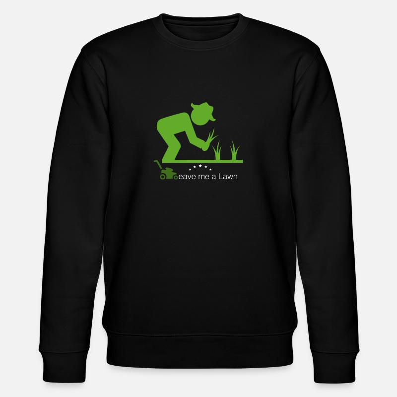 Leave me a Lawn - Stanley/Stella Unisex Bio-Sweatshirt CHANGER  - Schwarz