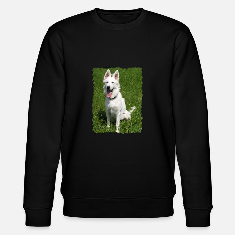 weißer Engel - Stanley/Stella Unisex Bio-Sweatshirt CHANGER  - Schwarz
