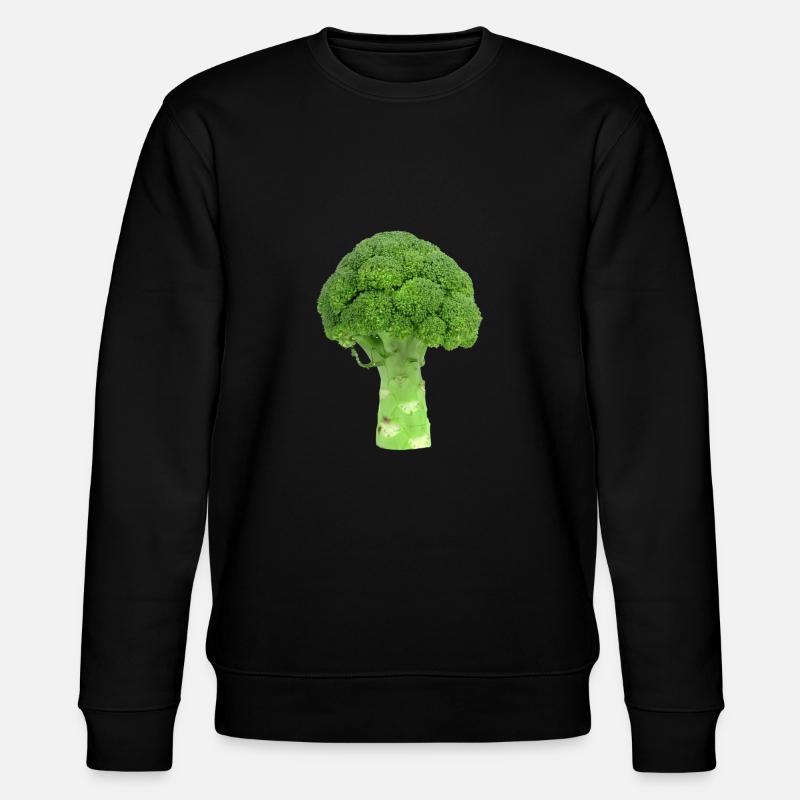Brokkoli. broccoli - Stanley/Stella Unisex Bio-Sweatshirt CHANGER  - Schwarz
