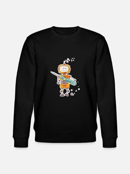 tinbot aquarelle - Sweat bio CHANGER Stanley/Stella Unisexe - noir