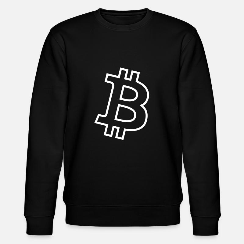 Bitcoin Logo - Stanley/Stella Unisex Bio-Sweatshirt CHANGER  - Schwarz