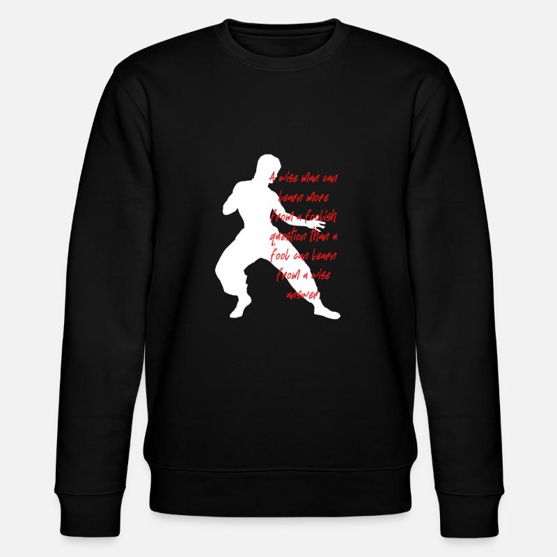 Bruce Lee - the myth - Stanley/Stella CHANGER Unisex Organic Sweatshirt - black