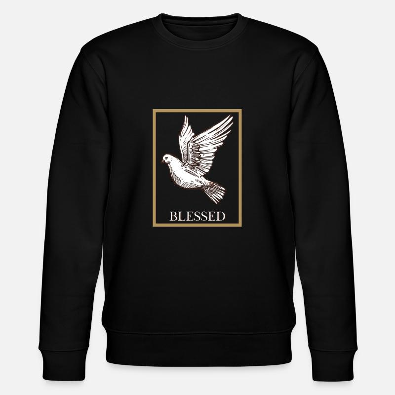 blessed - Stanley/Stella CHANGER Unisex Organic Sweatshirt - black