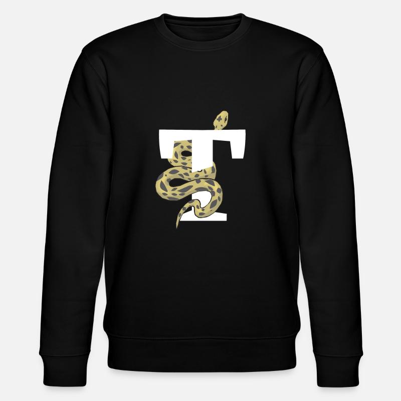 Lettre t serpent - Sweat bio CHANGER Stanley/Stella Unisexe - noir