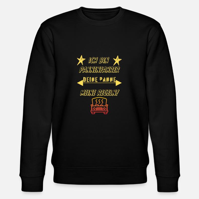 Pannenfahrer - Stanley/Stella Unisex Bio-Sweatshirt CHANGER  - Schwarz