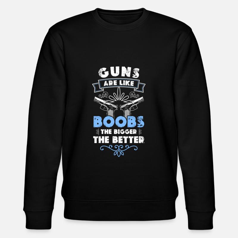 Weapon Ammunition Gun Owners Freedom - Stanley/Stella CHANGER Unisex Organic Sweatshirt - black