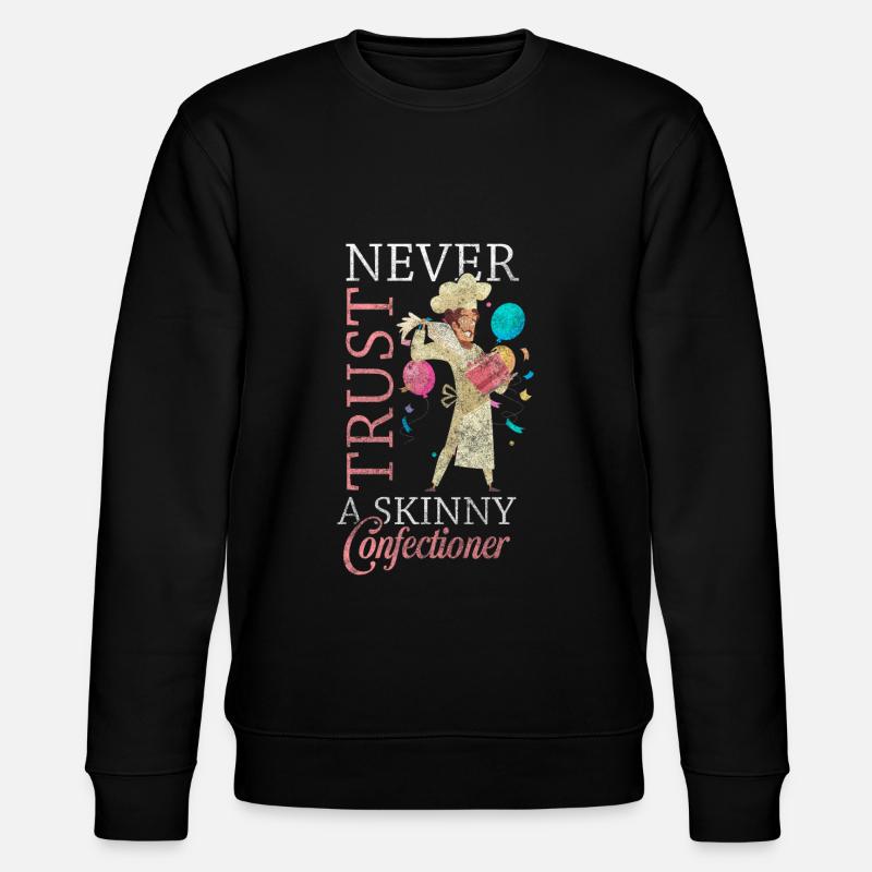 Kuchen Cupcake Süßigkeiten - Stanley/Stella Unisex Bio-Sweatshirt CHANGER  - Schwarz