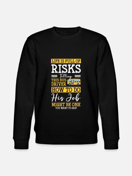 Bus driver Profession Work - Stanley/Stella CHANGER Unisex Organic Sweatshirt - black