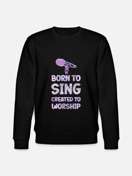 Music, Hobby, Choir, Singing - Stanley/Stella CHANGER Unisex Organic Sweatshirt - black