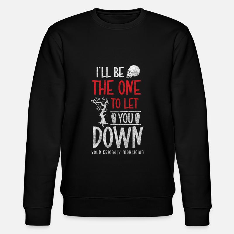 gravedigger profession coffin mourning - Stanley/Stella CHANGER Unisex Organic Sweatshirt - black