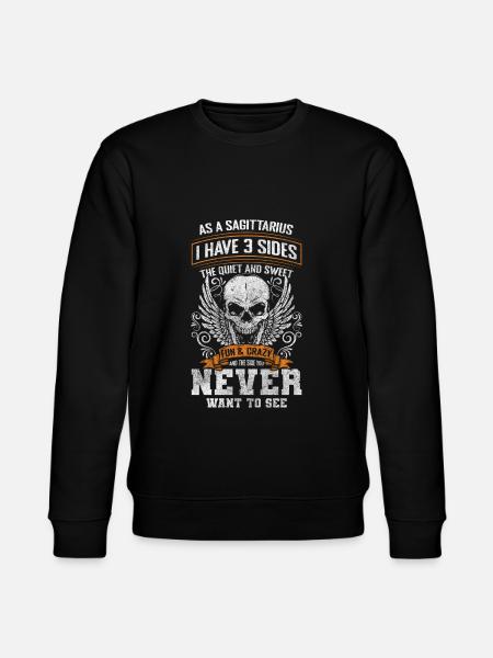 Sternzeichen Dezember Astrologie Stern - Stanley/Stella Unisex Bio-Sweatshirt CHANGER  - Schwarz