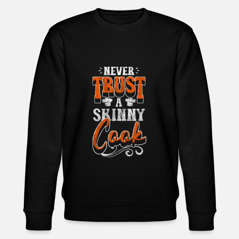 Kitchen Chef Wooden spoon - Stanley/Stella CHANGER Unisex Organic Sweatshirt - black