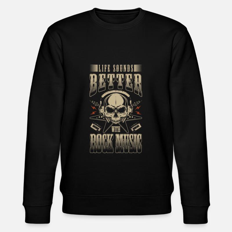 Rock Hard Rocker Batterie - Sweat bio CHANGER Stanley/Stella Unisexe - noir