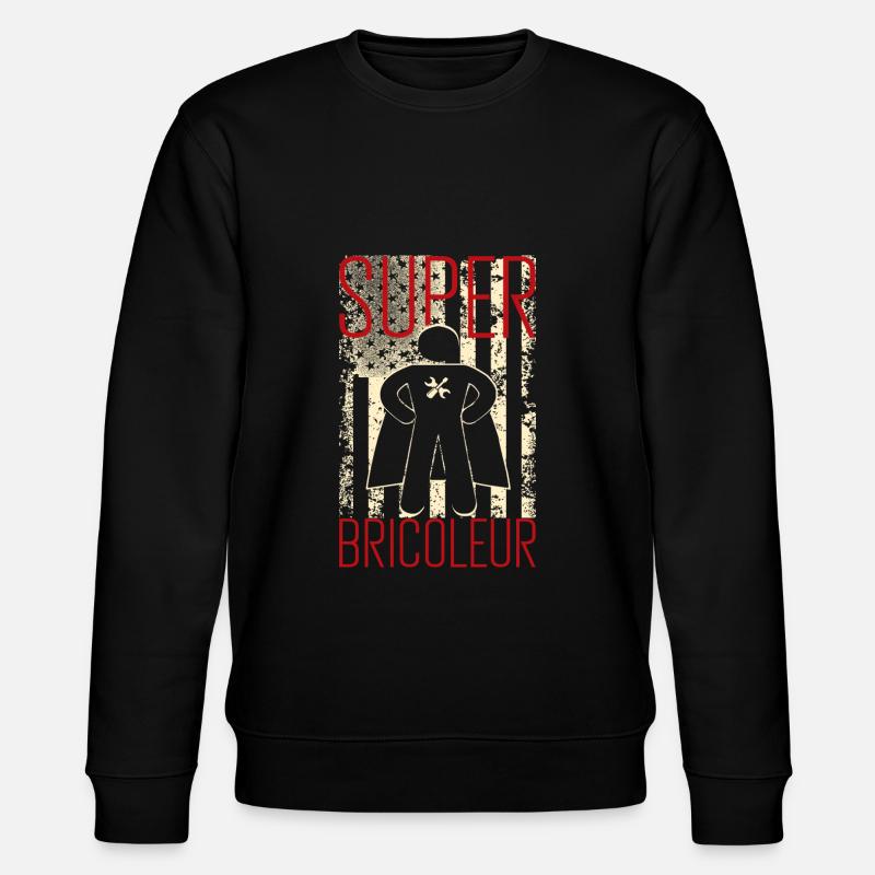 Super handyman - Stanley/Stella CHANGER Unisex Organic Sweatshirt - black