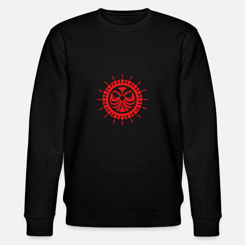 Maori Sonnenrot - Geschenkidee - Stanley/Stella Unisex Bio-Sweatshirt CHANGER  - Schwarz