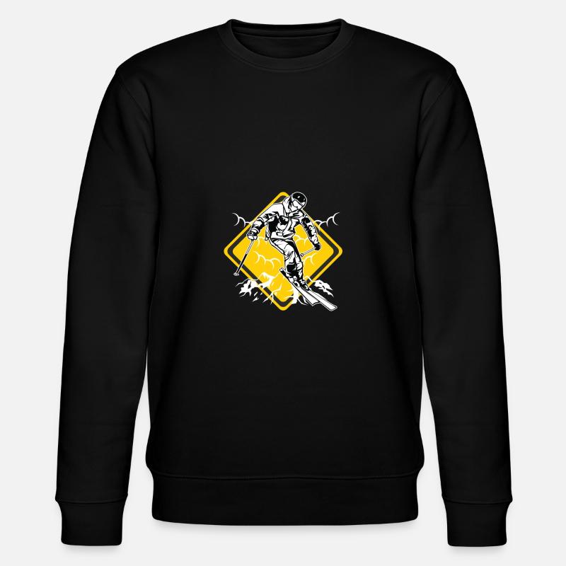 Ski - Sweat bio CHANGER Stanley/Stella Unisexe - noir