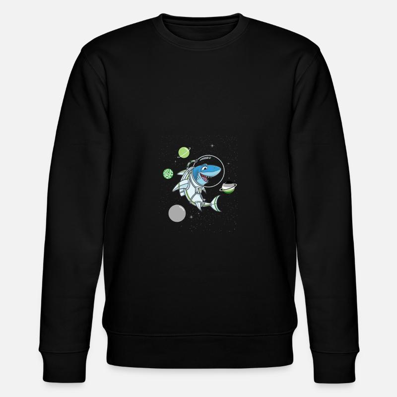 Requin aromatique dans l’espace - Sweat bio CHANGER Stanley/Stella Unisexe - noir