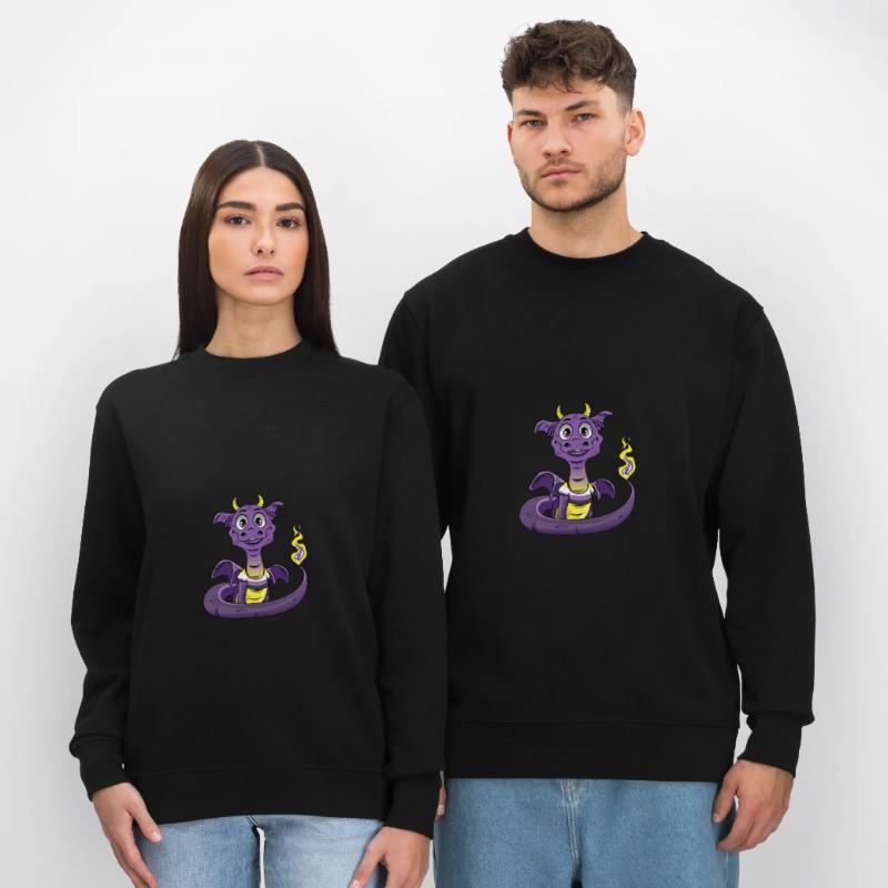Nonbinary Pride Drache Nonbinary Stanley/Stella Unisex Bio-Sweatshirt CHANGER 