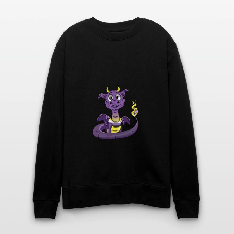Nonbinary Pride Drache Nonbinary Stanley/Stella Unisex Bio-Sweatshirt CHANGER 