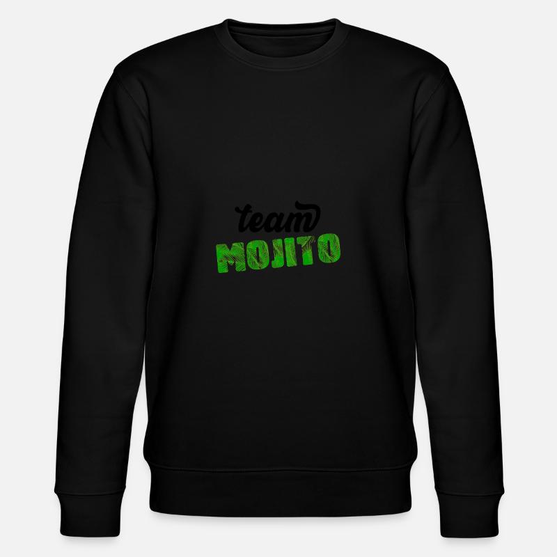 Team MOJITO - Stanley/Stella Unisex Bio-Sweatshirt CHANGER  - Schwarz