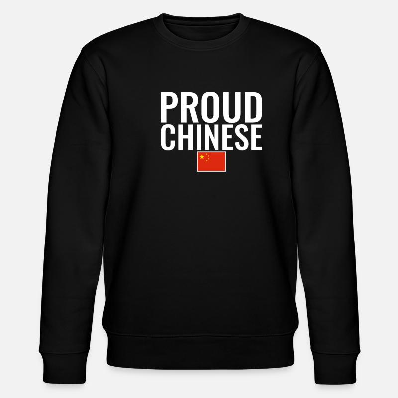 Fier drapeau chinois chinois - Sweat bio CHANGER Stanley/Stella Unisexe - noir