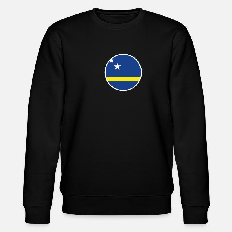 Curaçao Flagge - Stanley/Stella Unisex Bio-Sweatshirt CHANGER  - Schwarz