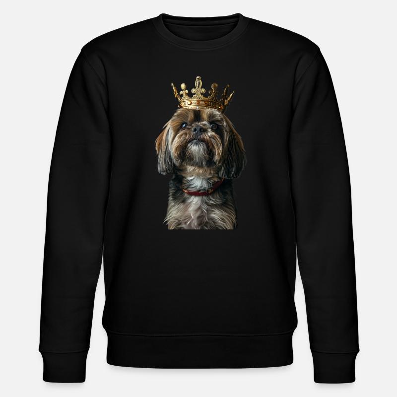 Lhasa Apso - Stanley/Stella CHANGER Unisex Organic Sweatshirt - black