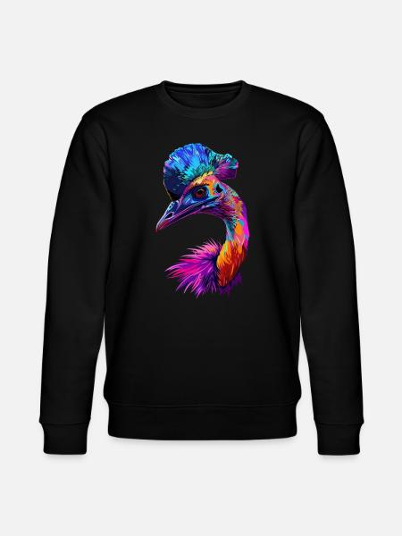 Kasuar - Stanley/Stella Unisex Bio-Sweatshirt CHANGER  - Schwarz