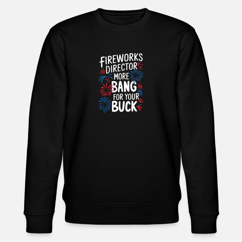 Pyrotechnics Fireworks Pyrotechnics - Stanley/Stella CHANGER Unisex Organic Sweatshirt - black
