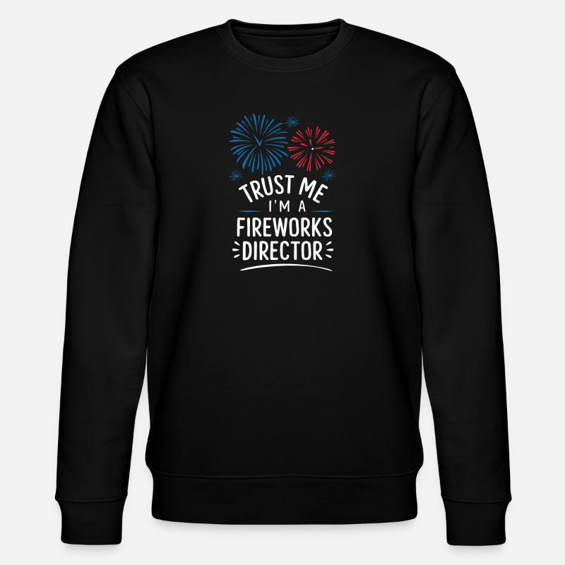 Pyrotechnics Fireworks Pyrotechnics - Stanley/Stella CHANGER Unisex Organic Sweatshirt - black