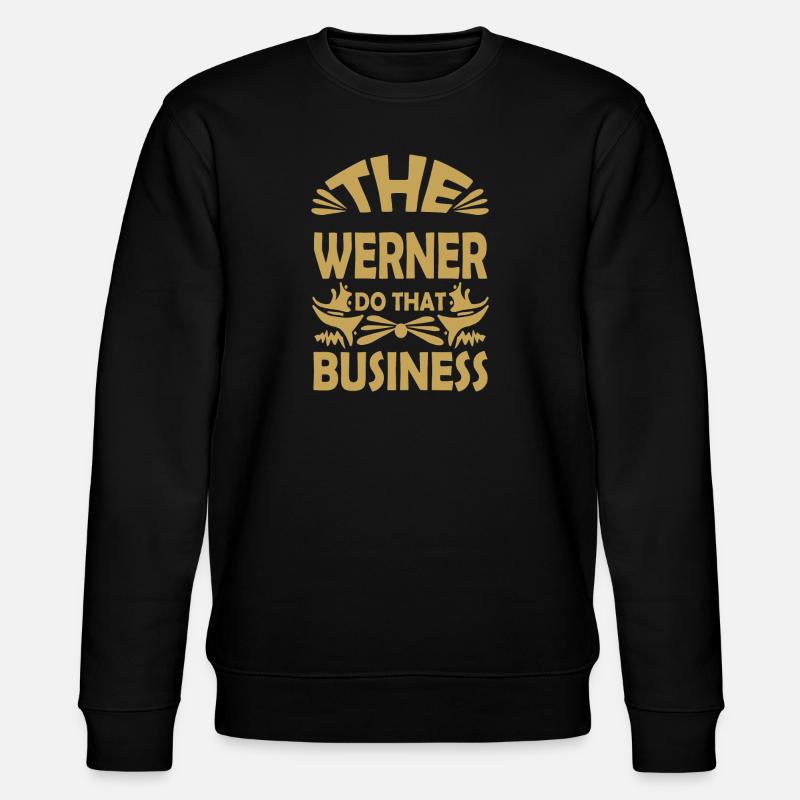 Werner - Stanley/Stella CHANGER Unisex Organic Sweatshirt - black