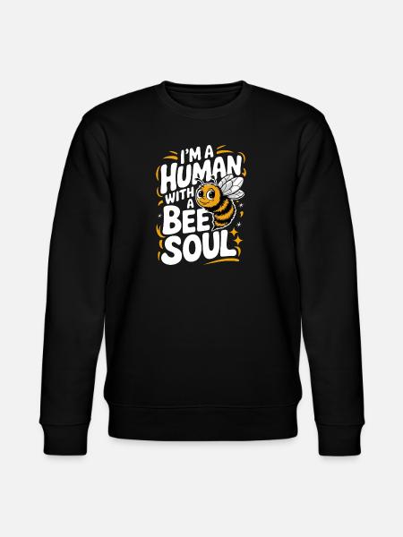 honey bee beekeeper bees bee - Stanley/Stella CHANGER Unisex Organic Sweatshirt - black