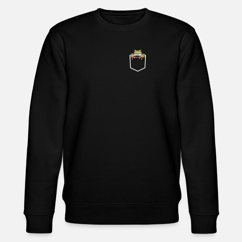 Frog Toad - Stanley/Stella CHANGER Unisex Organic Sweatshirt - black