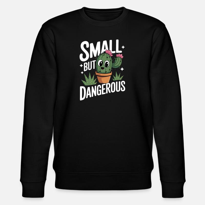 Cactus Cacti Desert Plant - Stanley/Stella CHANGER Unisex Organic Sweatshirt - black