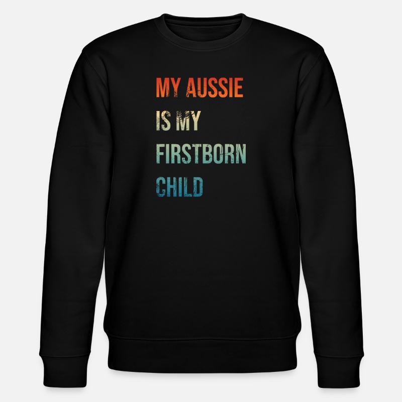 Aussie Firstborn - Stanley/Stella CHANGER Unisex Organic Sweatshirt - black