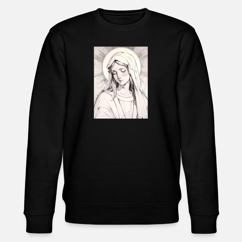 Vierge Mère, grâce éternelle - Sweat bio CHANGER Stanley/Stella Unisexe - noir