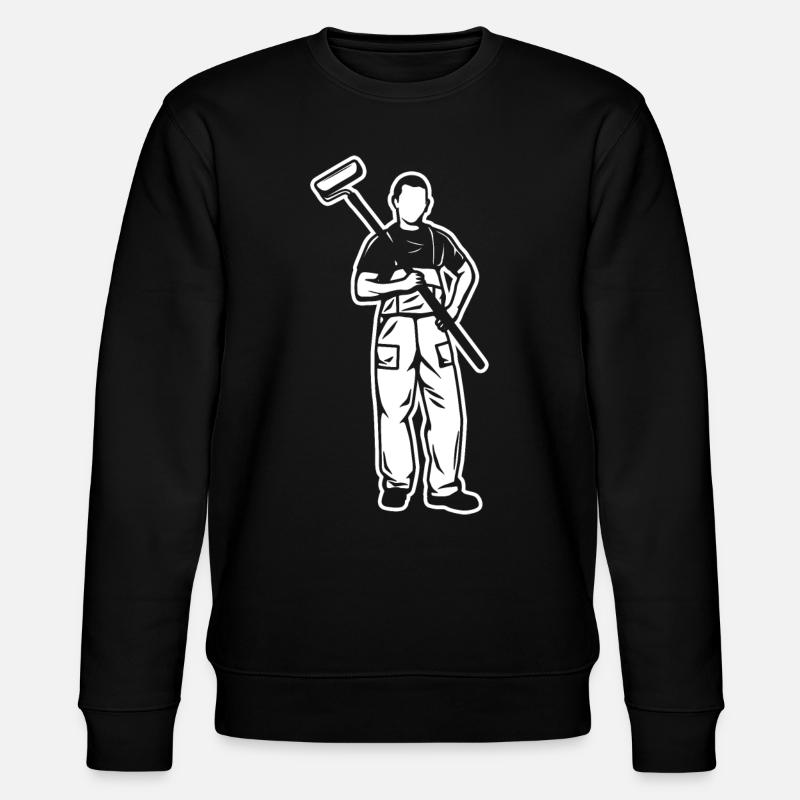 Maler Junge - Stanley/Stella Unisex Bio-Sweatshirt CHANGER  - Schwarz