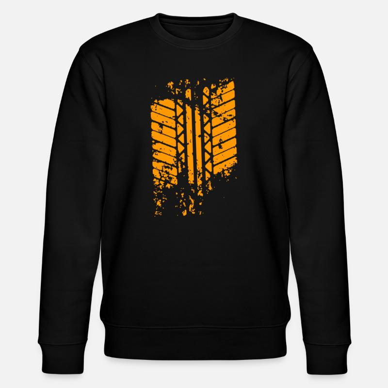 trace de pneu - Sweat bio CHANGER Stanley/Stella Unisexe - noir