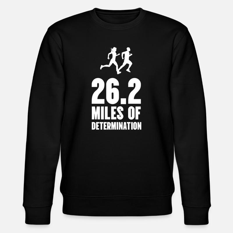 Marathon - 26,2 miles de détermination - Sweat bio CHANGER Stanley/Stella Unisexe - noir