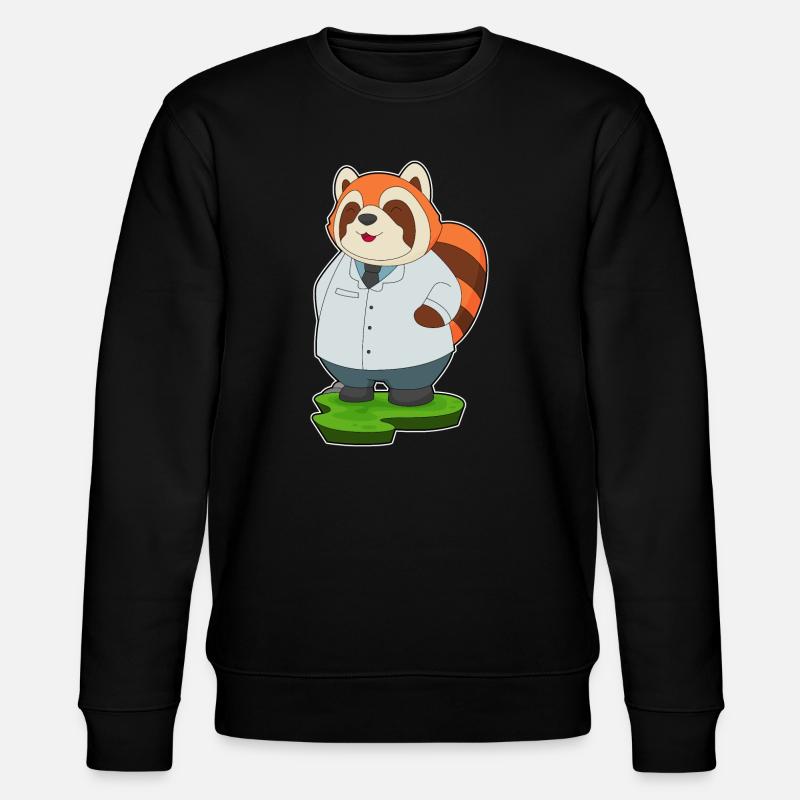 Médecin panda roux - Sweat bio CHANGER Stanley/Stella Unisexe - noir