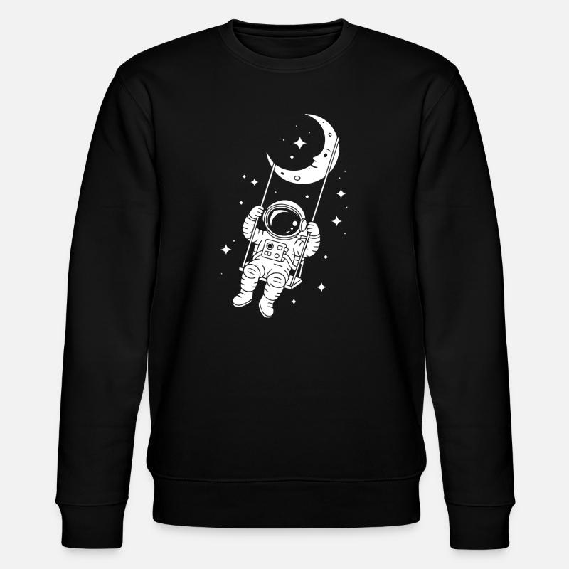 Astronaute Cosmos Spatial Swing - Sweat bio CHANGER Stanley/Stella Unisexe - noir