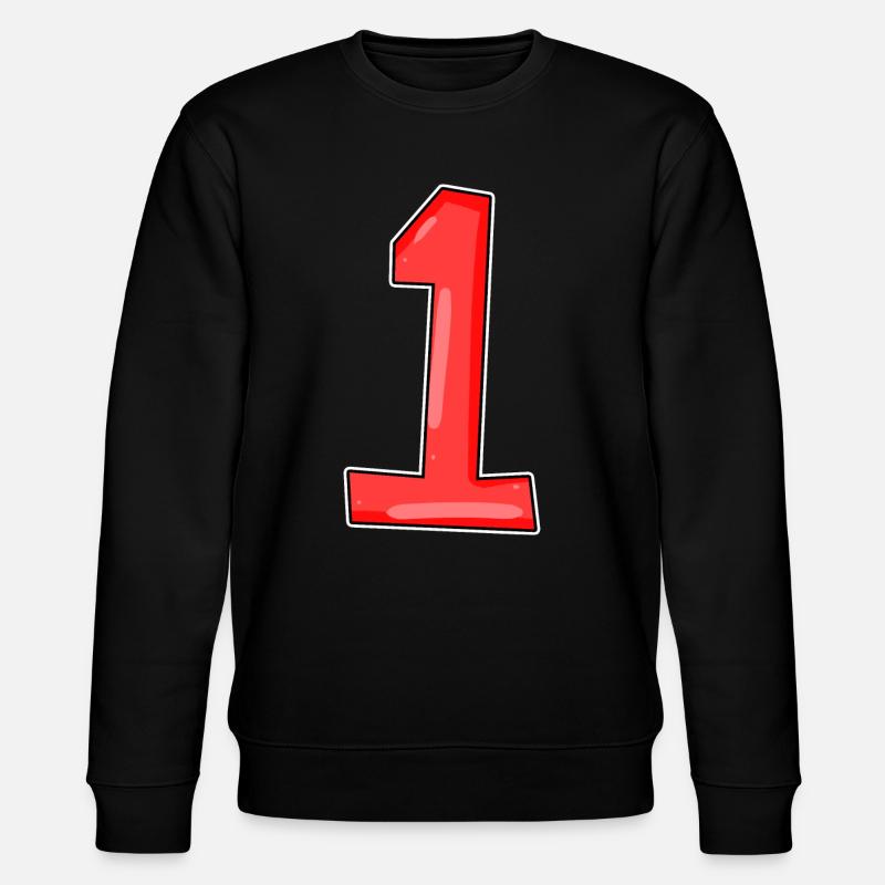 Numéro 1 Rouge - Sweat bio CHANGER Stanley/Stella Unisexe - noir