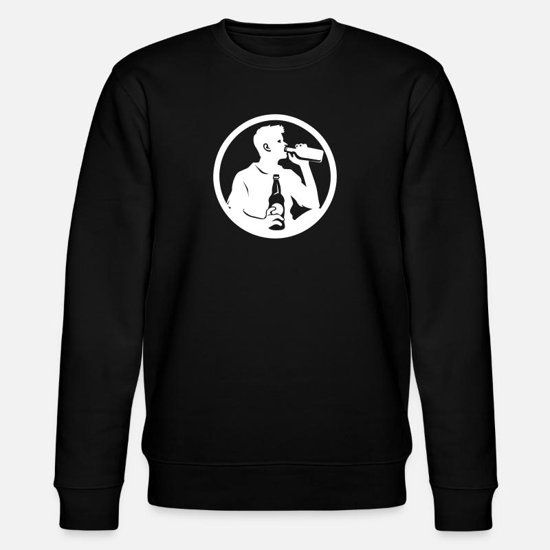 Silhouette Trinken - Stanley/Stella Unisex Bio-Sweatshirt CHANGER  - Schwarz