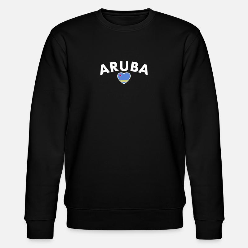 Aruba Aruban Flag Arubans - Stanley/Stella CHANGER Unisex Organic Sweatshirt - black