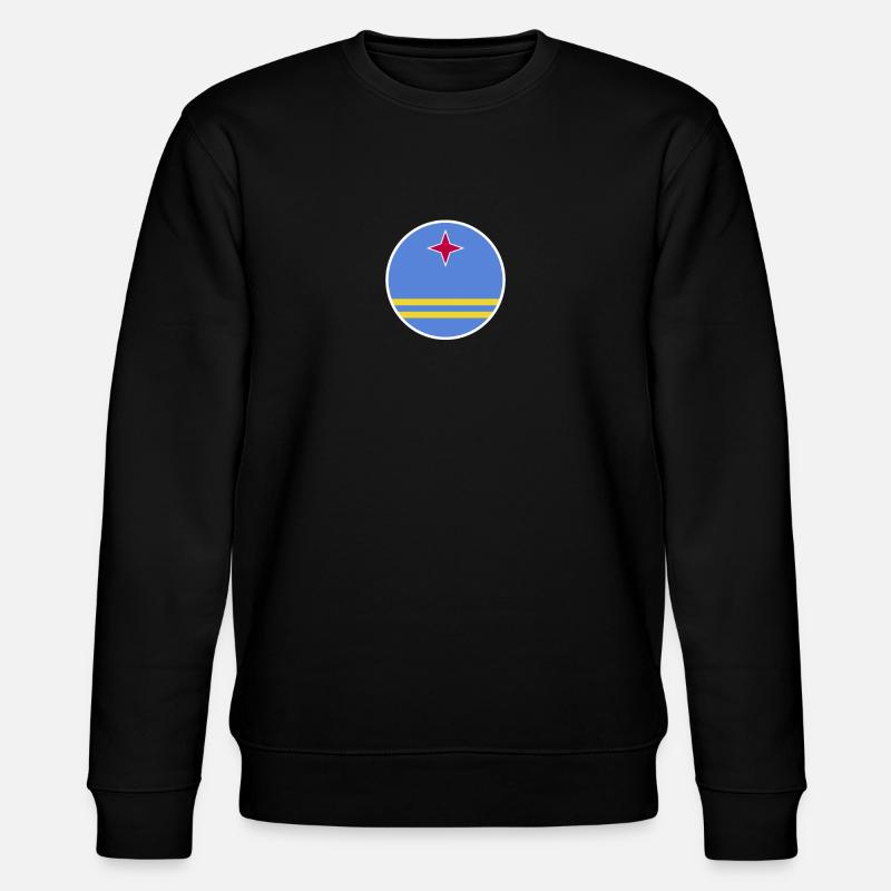Aruba Aruban Flag Arubans - Stanley/Stella CHANGER Unisex Organic Sweatshirt - black