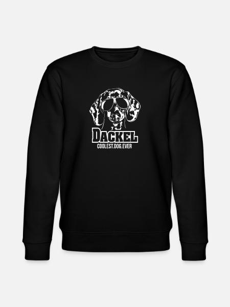 DACHEL coolest dog - Stanley/Stella CHANGER Unisex Organic Sweatshirt - black