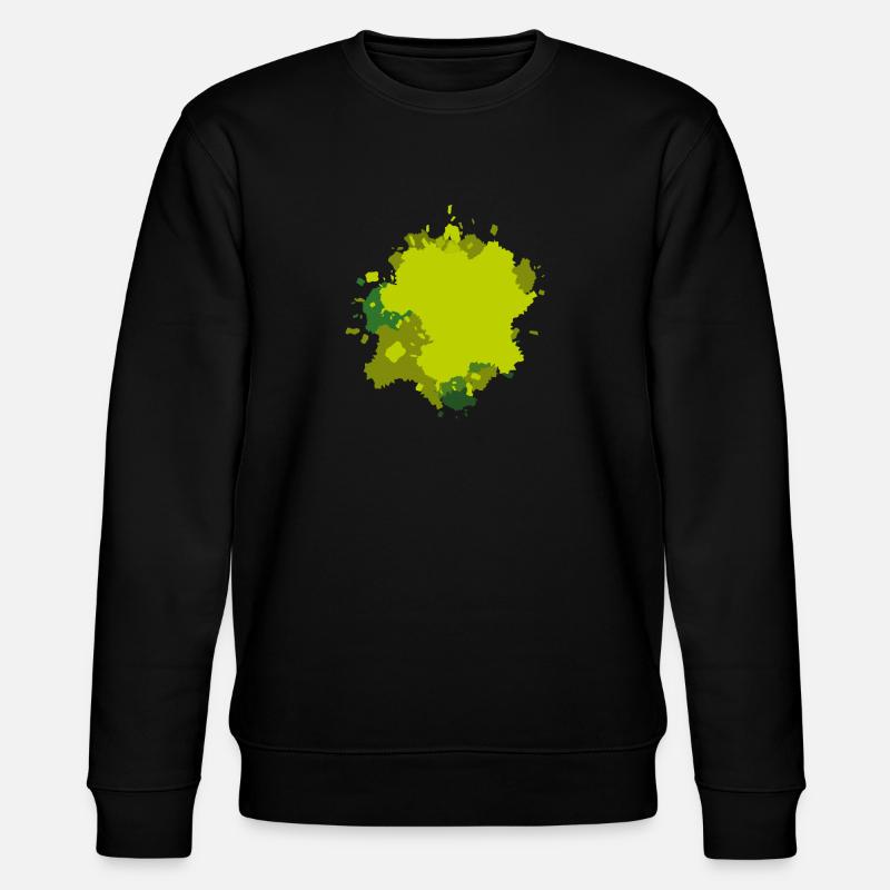 Éclaboussures de vert - Sweat bio CHANGER Stanley/Stella Unisexe - noir