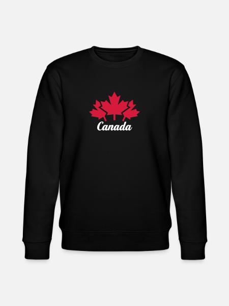 3 Feuille d'érable Canada, CANADA - Sweat bio CHANGER Stanley/Stella Unisexe - noir