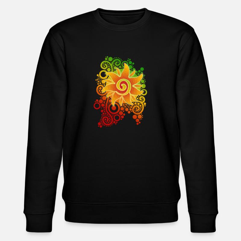 SUNSHINE REGGAE - Stanley/Stella Unisex Bio-Sweatshirt CHANGER - Schwarz