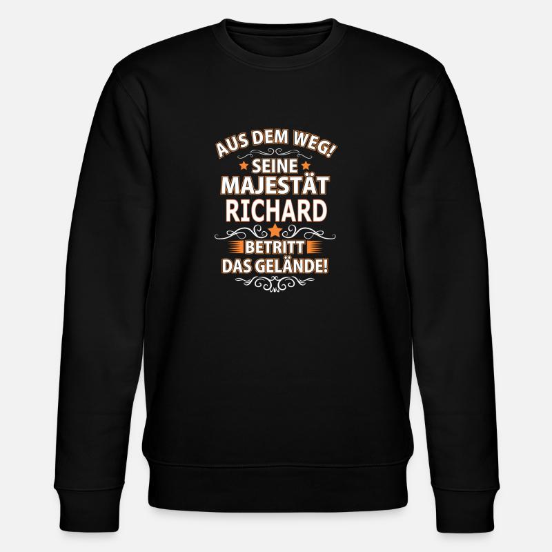 RICHARD - Stanley/Stella Unisex Bio-Sweatshirt CHANGER - Schwarz